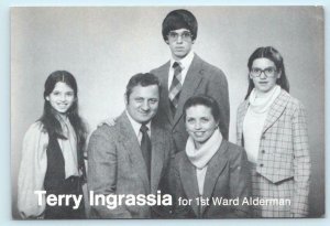 ROCKFORD, IL ~ Political Advertising ELECT TERRY INGRASSIA Alderman Postcard
