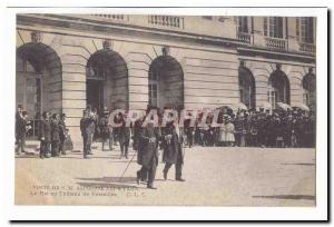 Visit SML Aphonse XIII Paris Old Postcard King in the castle of Versailles