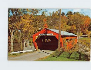 Postcard Taftsville Covered Bridge, Taftsville, Vermont