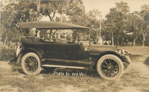 C-1910 Nice Automobile roadside Webb RPPC Photo Postcard 22-11175