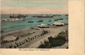 PC INNER HARBOUR ADEN LANDING PIER YEMEN (a32150)