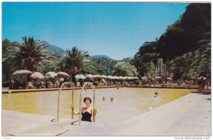 Balneario de San Jose Purua, Mineral Hot Springs Swimming Pool, Michoacan, Me...