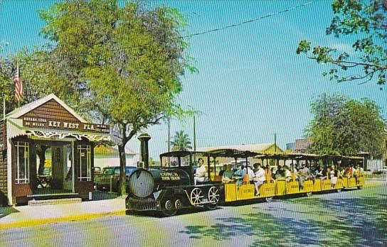 Florida Key West Depot and Conch Tour Train In The Florida Keys