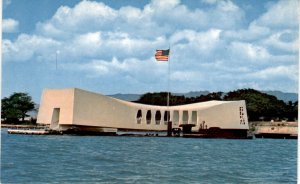 USS Arizona Memorial Pearl Harbor Oahu Hawaii December 7 1941 World War postcard