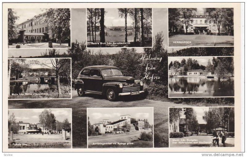 RP; Halsning fran Hofors , Sweden , 1930s 8-view postcard