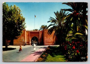 Oujda Western Gate in Morocco 4x6 Vintage Postcard 0399