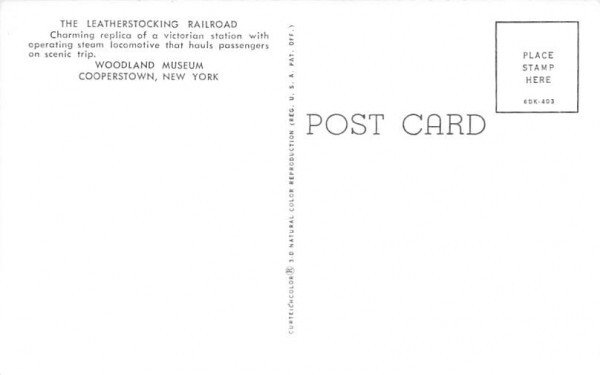 The Leatherstocking Railroad Cooperstown, New York