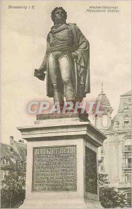 Old Postcard Strassburg I E Monument Kleber