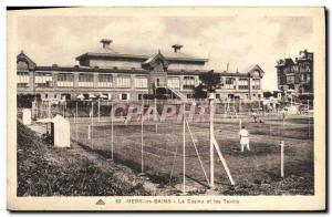 Old Postcard Mers les Bains Casino and Tennis