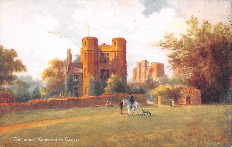 Entrance Kenilworth Castle United Kingdom, Great Britain, England Writing on ...