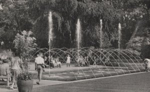 Neumunster Klostergarten Luxembourg Pool Real Photo Old Postcard