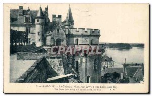 Amboise Old Postcard The castle