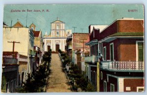 Puerto Rico Arecibo P.R. Postcard Caleta De San Juan 1911 Posted Antique