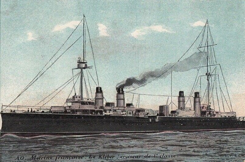 Postcard Ship Le Kleber