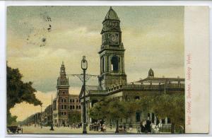 West Street Looking West Durban Natal South Africa 1908 postcard