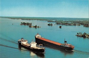 US5081 Canada 1000 Islands Boats Bateaux Panoramic view