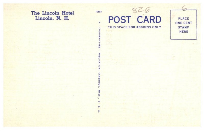 New Hampshire  Lincoln Hotel