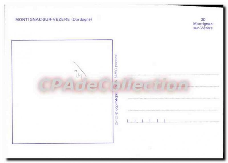 Postcard Modern Montignac-sur-VEZERE