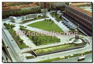 Postcard Modern Madrid Plaza de America del Descubrimiento Descubrimiento of ...