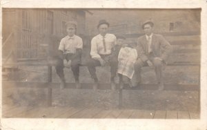 J36/ Wootton Colorado RPPC Postcard c1910 Santa Fe Railroad Depot 112