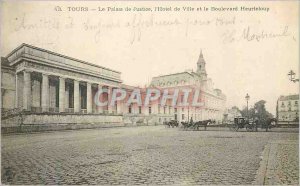 Old Postcard Courthouse Tours of City Hall and the Boulevard Heurteloup