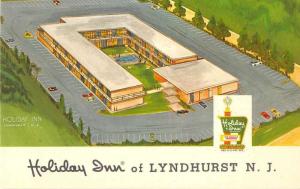 Lyndhurst New Jersey Holiday Inn Vintage Postcard J51961
