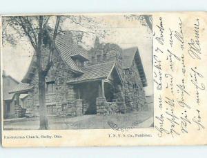 Divided-Back CHURCH SCENE Shelby - Near Mansfield Ohio OH G4317