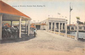 Reading Pennsylvania Pendora Park Avenue of Wonders Vintage Postcard AA39228