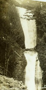 Vintage RPPC Bridal Veil Falls, Columbia River Real Photo Postcard P72