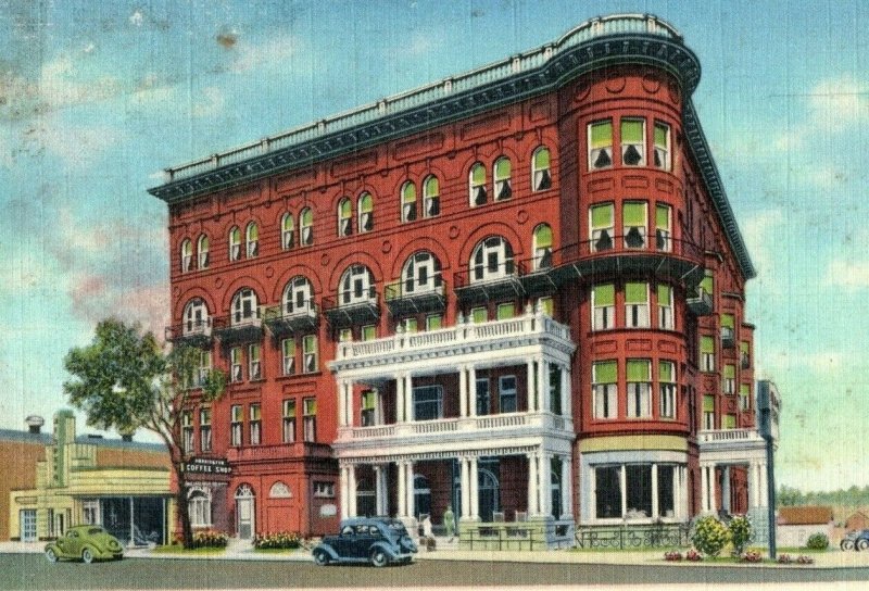 1930s-50s Hotel Harrington Coffee Shop Port Huron Michigan Vintage Postcard P78 