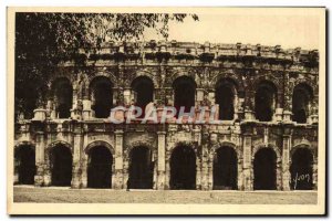 Old Postcard Nimes Les Arenes