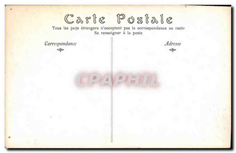 Old Postcard Musee du Luxembourg Vase