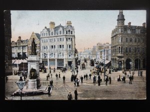 Yorkshire HULL Victoria Square c1915 Postcard by BB London