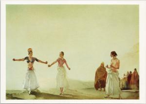 Castanets, 1933 Sir William Russell Flint Art Royal Academy of Arts Postcard F6