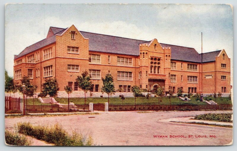 St Louis MO~Wyman School~Now Collegiate School of Medicine and Bioscience~1910 