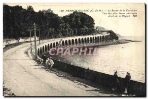 Old Postcard Perros Guirec The Corniche Road one of the finest works of art i...