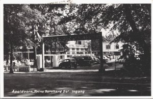 Netherlands Apeldoorn Prins Bernhard Dal Ingang Vintage Postcard 09.01