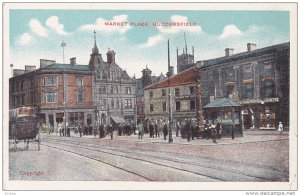 Market Place, HUDDERSFIELD (Yorkshire), England, UK, 1910-1920s