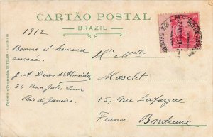 Brazil Rio de Janeiro Morro da Gloria postcard 1912