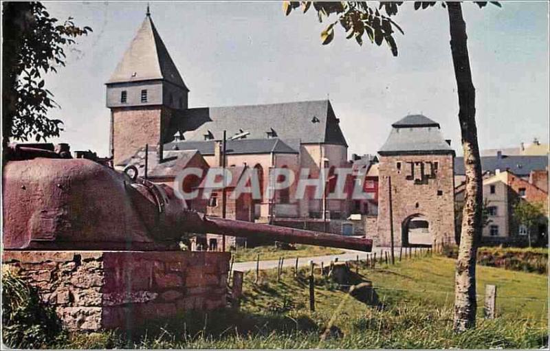  El tanque moderno de Militaria del tanque de St Pierre de la iglesia de Bastogn