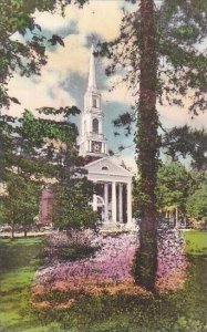 North Carolina Pinehurst Village Chapel In The Attractive SettingAlbertype