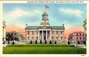 Postcard SCHOOL SCENE Iowa City Iowa IA AN9537