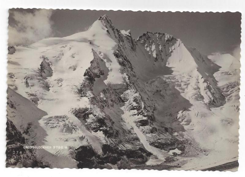 Grossglockner Heiligenblut Austria Alps RPPC Real Photo 