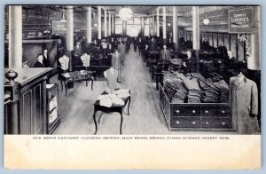 1909 JORDAN MARSH DEPARTMENT STORE MEN'S DAYLIGHT SECTION SUMMER ST BOSTON MA