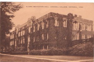 Postcard Alumni Recitation Hall Grinnell College Grinnel Iowa