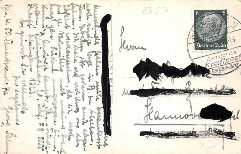 Lot361 ostseebad binz germany real photo