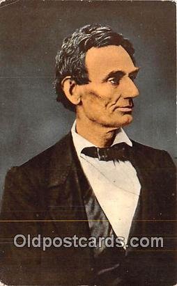 Abraham Lincoln, Born Feb 12, 1809 Hardin County, KY, USA Unused 