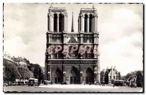 Postcard Old Paris and Wonders Cathedrale Notre Dame and the Parvis