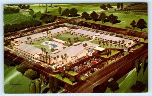 2 Postcards SCOTTSDALE, AZ ~ Pool EXECUTIVE HOUSE ARIZONIAN Hotel 1960s Postcard