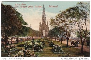 Scotland Edinburgh Scott Monument East Princes Street Gardens